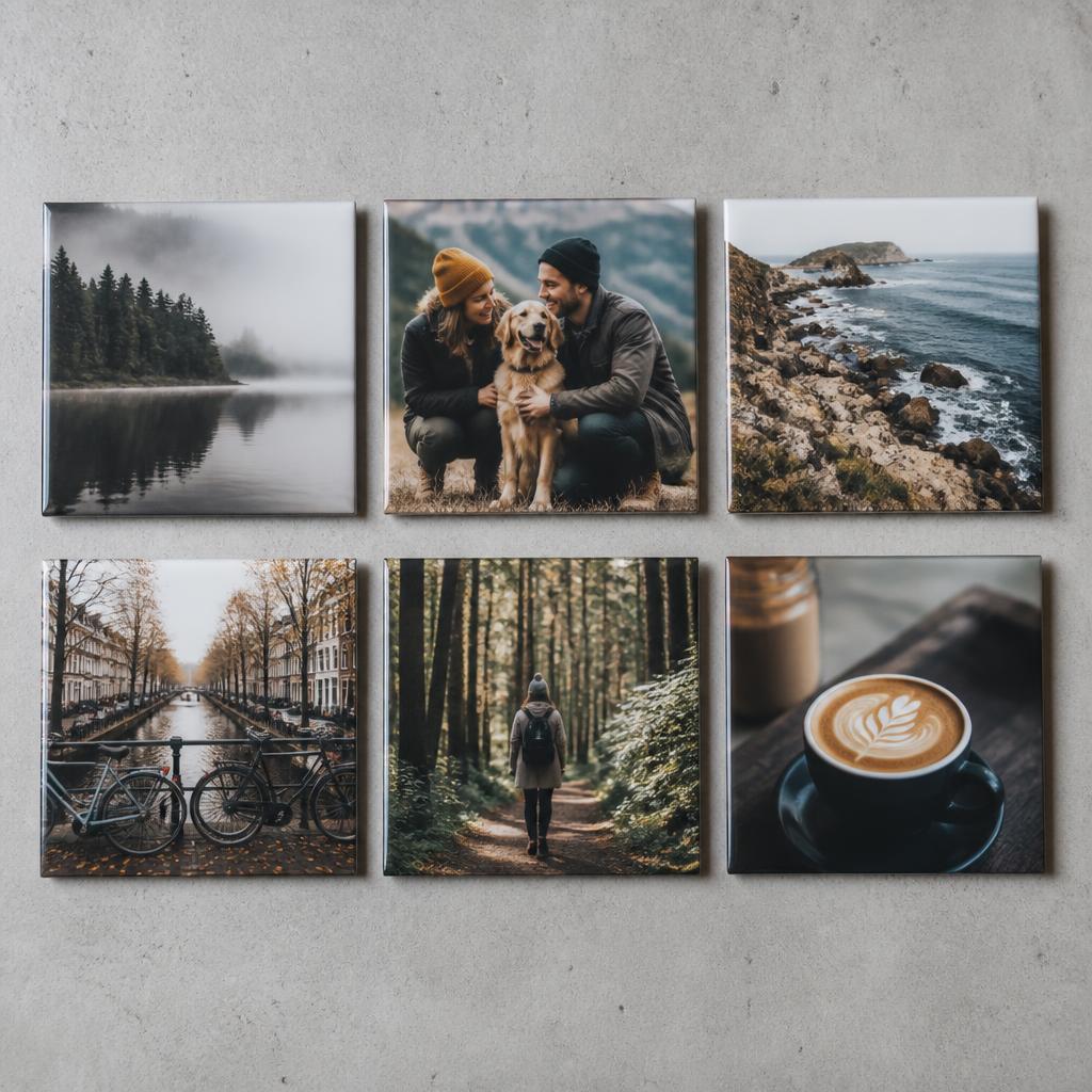 2"x 2" Square Custom Photo Magnet